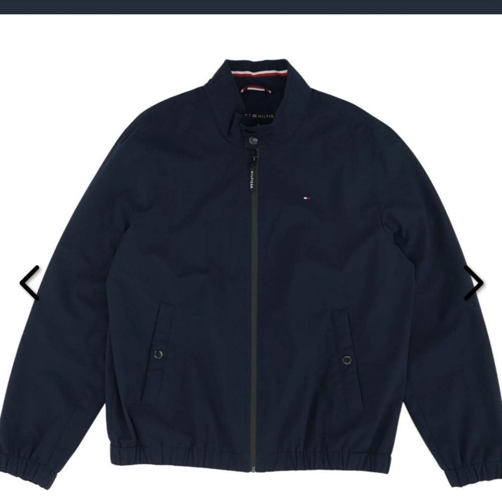 Mens Tommy Hilfiger Navy Blue Windbreaker sz XL